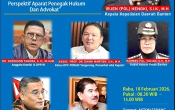 Diskusi terbuka, DPC Peradi Tangerang, Kapolda Banten, Polda Banten