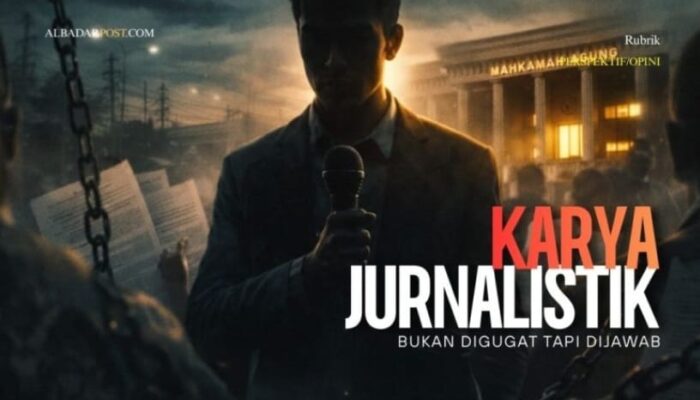 Larangan Gugat Karya Jurnalistik